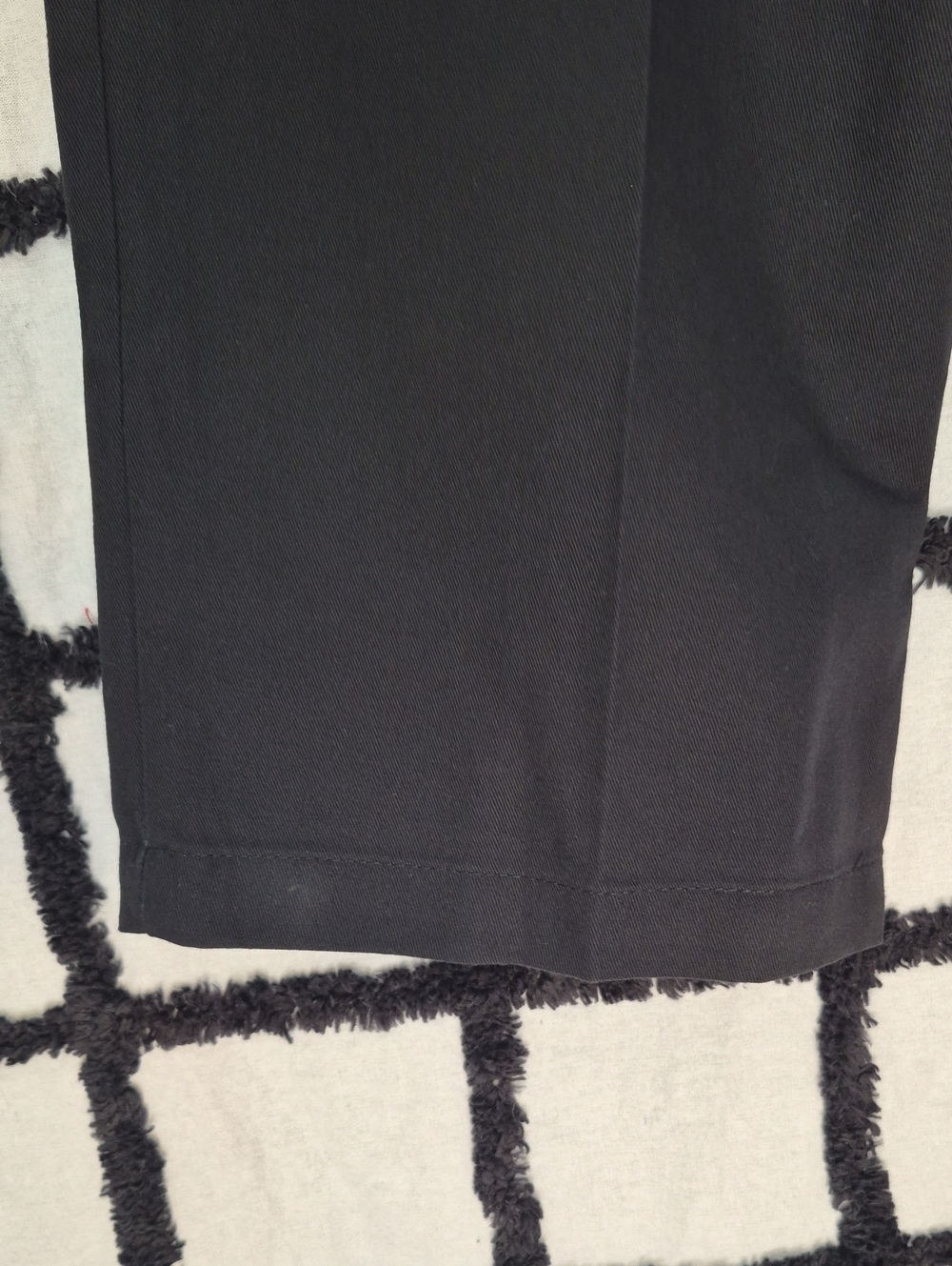 NWT Mens Wrangler Size 38x30 Flat Front No Iron Perfect Fit Khaki Pants Black - Picture 8 of 12
